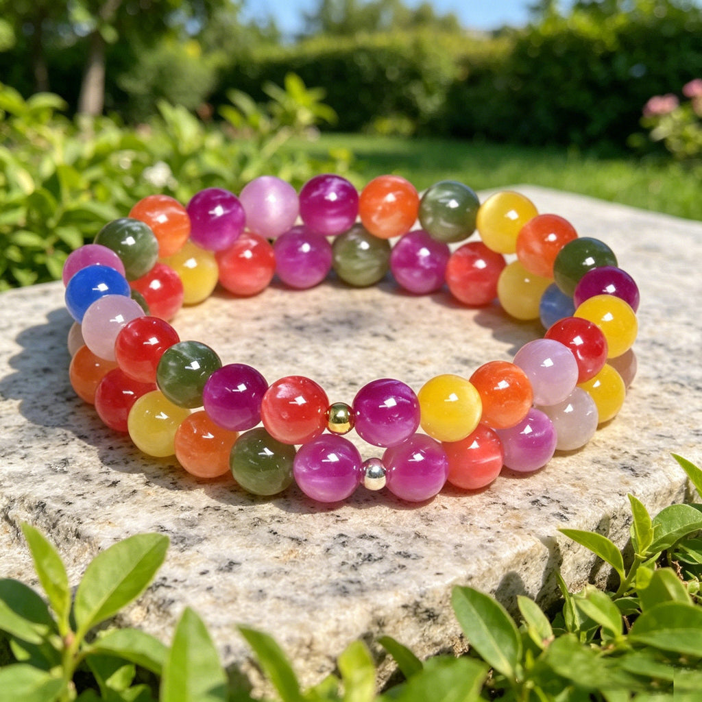 Rainbow UV Reactive Bracelet