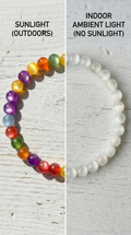 Rainbow UV Reactive Bracelet